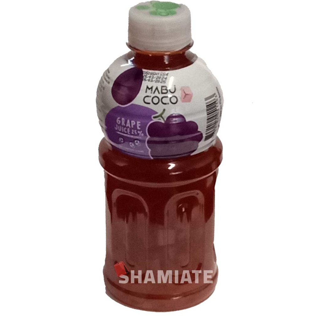 عصير العنب (مابو كوكو, بلا, 320 مل, 24 وحدة)