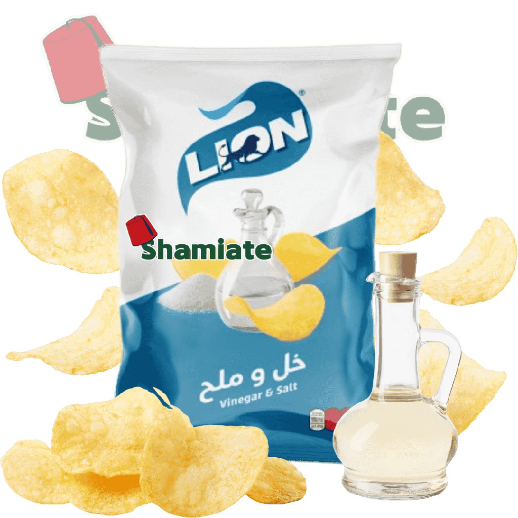 Chips (Lion, Vinegar and Salt, 90 gm, 15 Pieces)