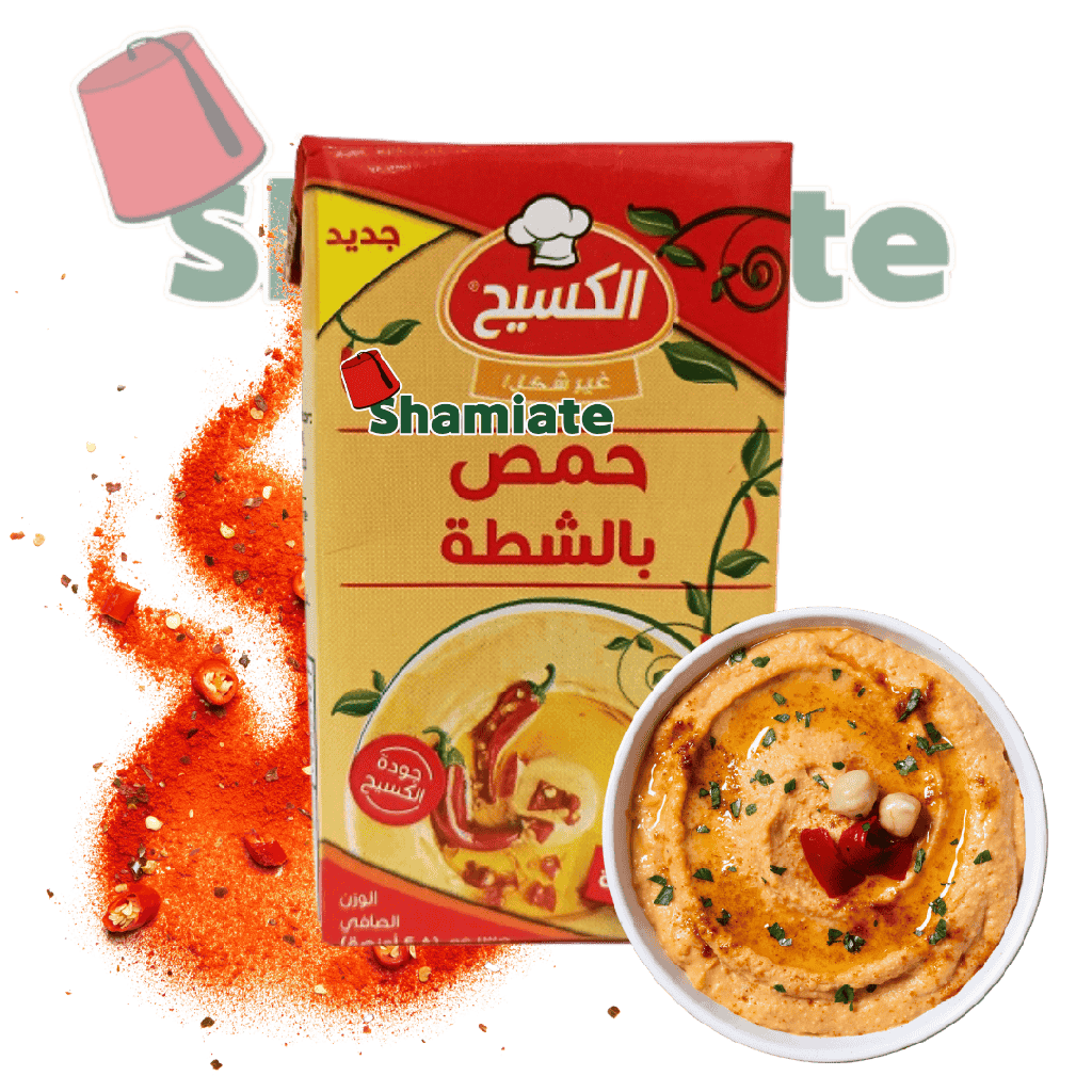 Canned Hommos Tahina (Kasih, Hot, 135 gm, 1 x 4 x 12 Pieces)