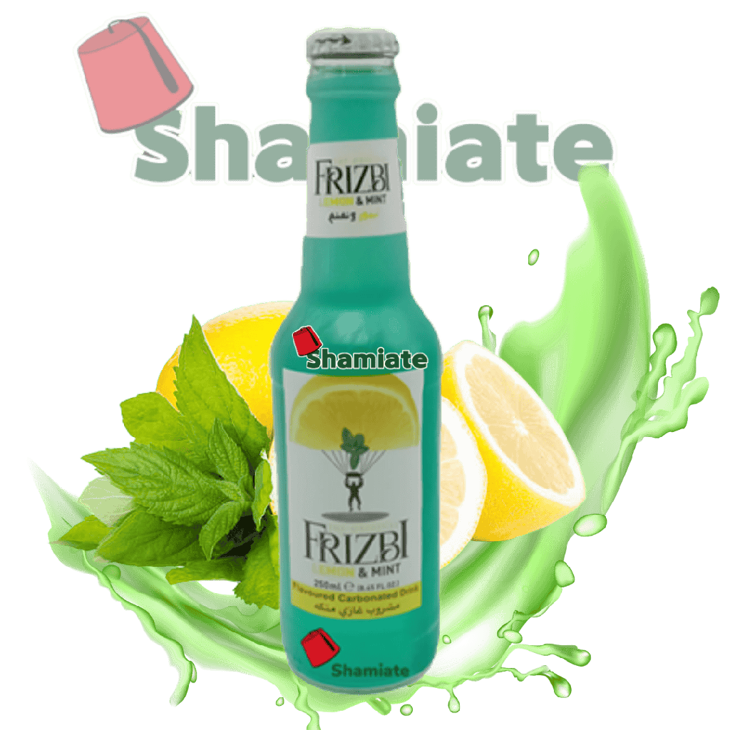 Carbonated Drink (Frizbi, Lemon mint, 250 ml, 24 Pieces)