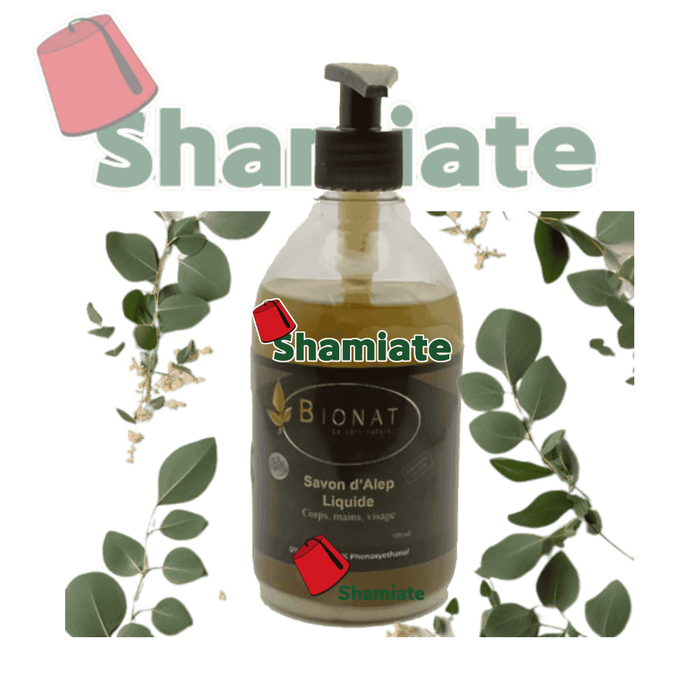 Aleppo Soap (Bionat, Body, Hands, Face, 500 ml (liquide), 12 Pieces)