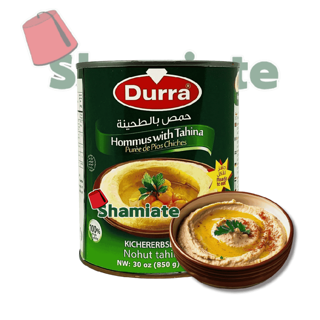 Hommos Tahina En Conserve (Durra, 850 gm, 12 Pièces)