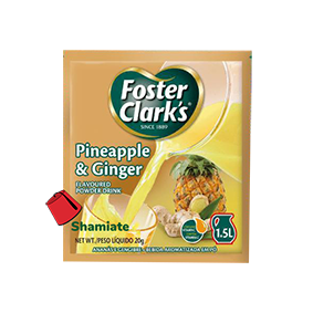Instant Pineapple Juice and Ginger Powder (Foster Clark's, 15 x 20 gm, 10 Pieces)