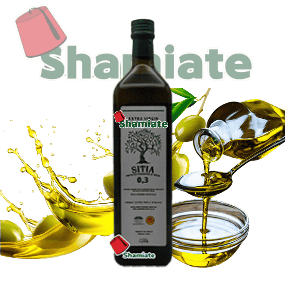 Huile D'Olive (Sitia, Extra Vierge Grec, 1 l, 12 Pièces)