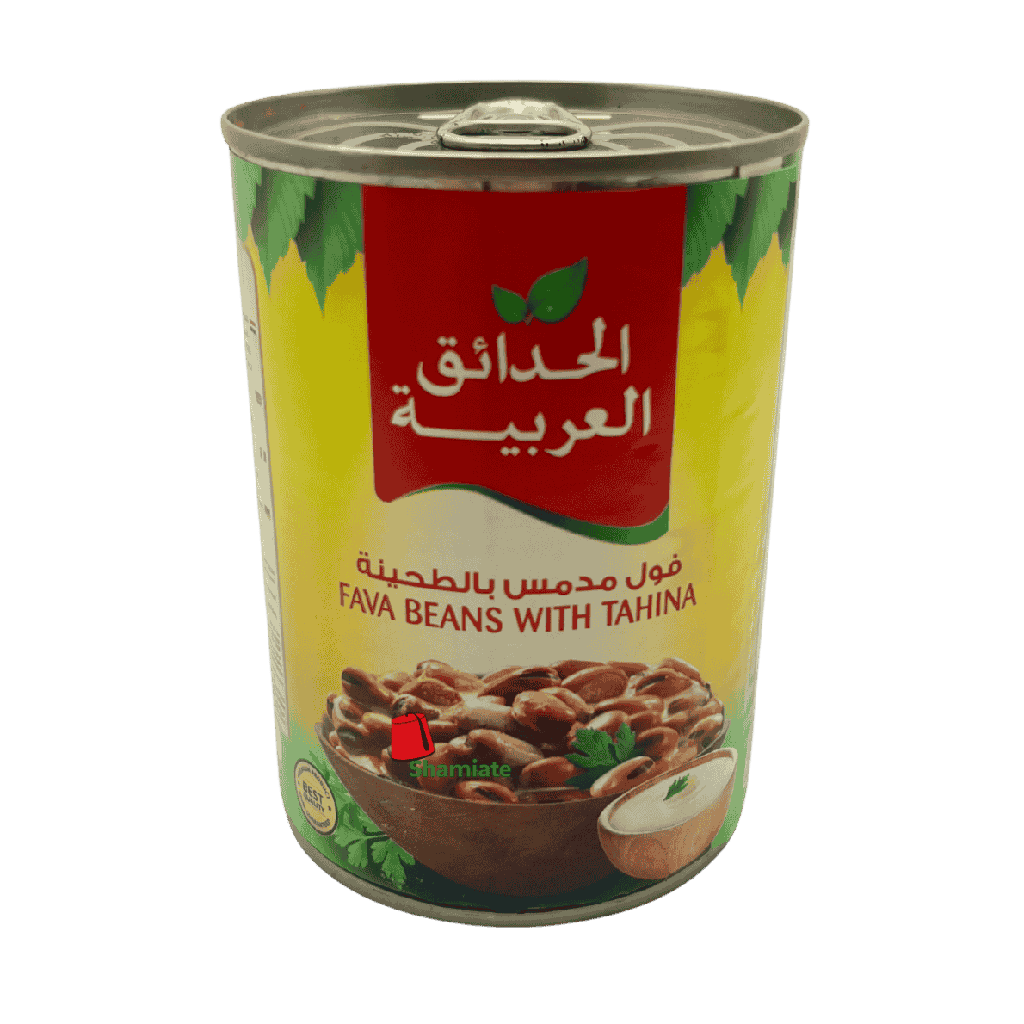 Fèves en Conserve (Foul) (Arabian Gardens, Tahina, 400 gm, 24 Pièces)