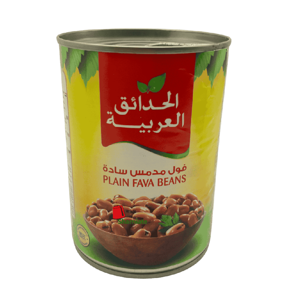 Canned Broad Beans (Foul) (Arabian Gardens, Nature, 400 gm, 24 Pieces)