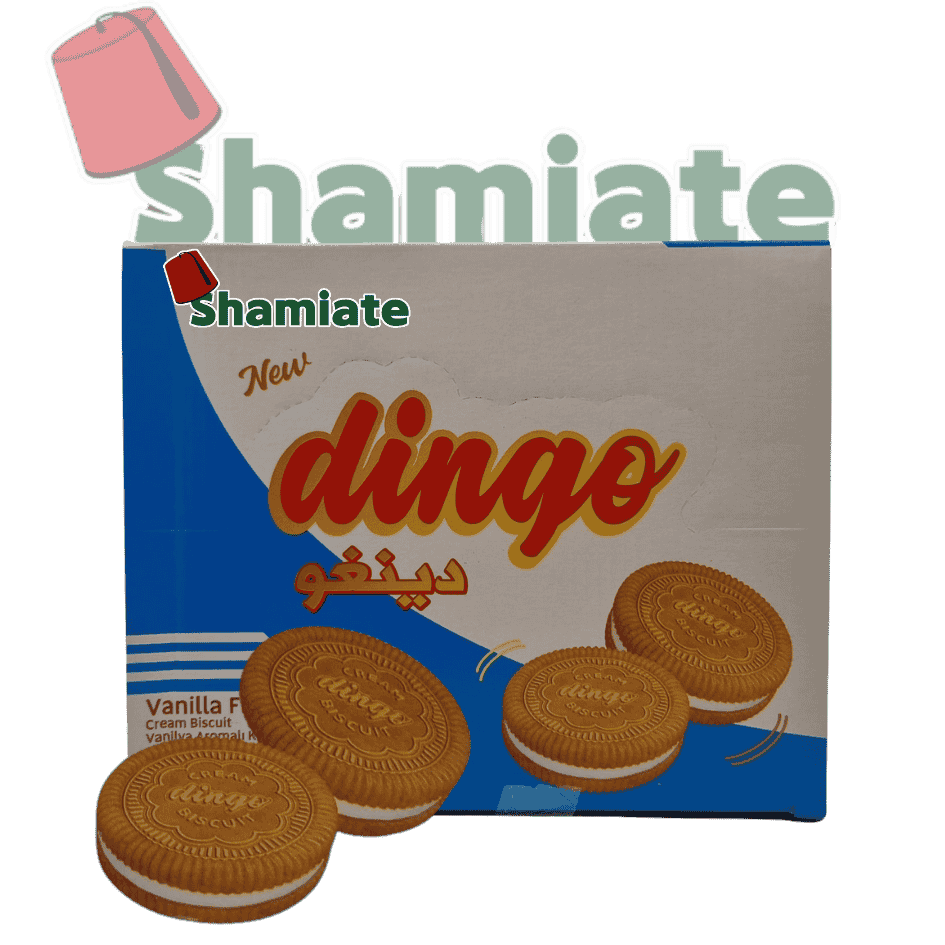 Biscuits (Dingo, Vanille Crème, 12 x 20 gm, 12 Pièces)