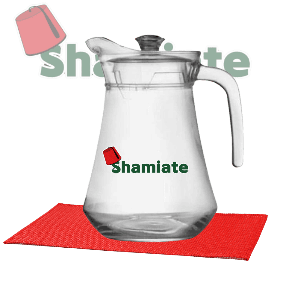 Pichet transparent en verre 1300 ML(15 Pièces)