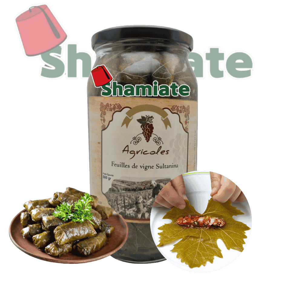 Grape Leaves (Agricoles, 800 gm, 12 Pièces)