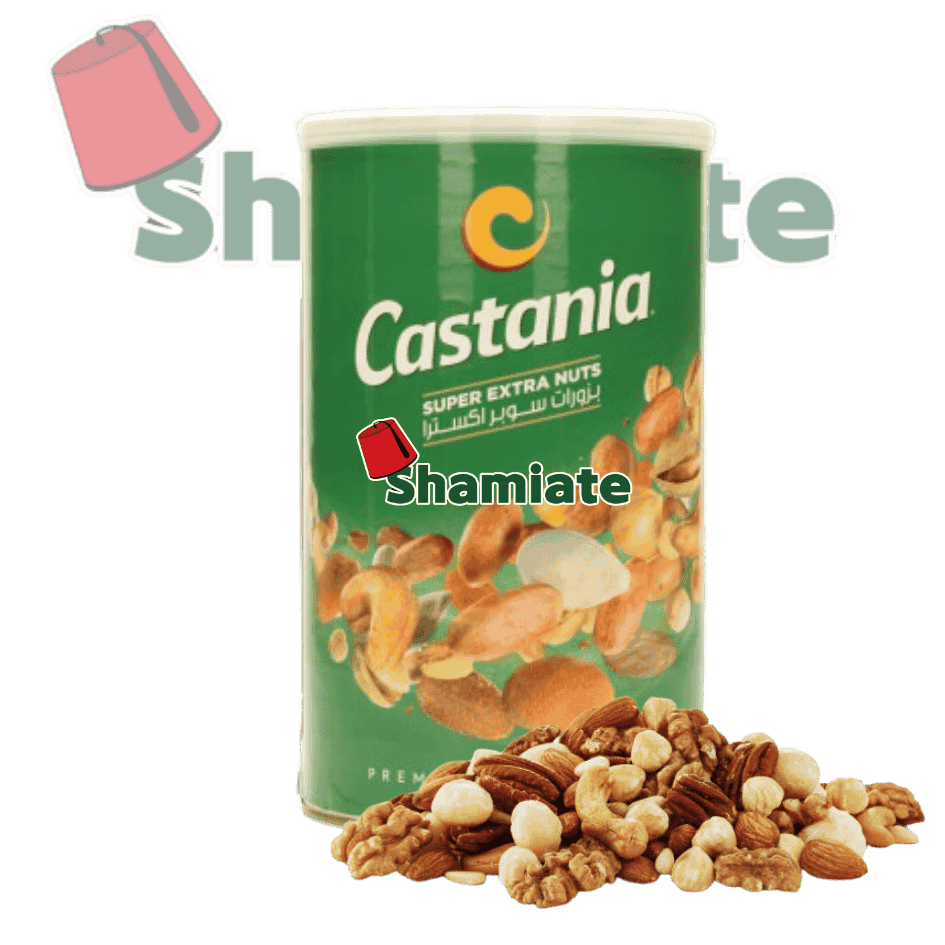 مكسرات مشكلة (كاستانيا, علبه خضراء سوبر إكسترا, 450 غرام, 12 وحدة)