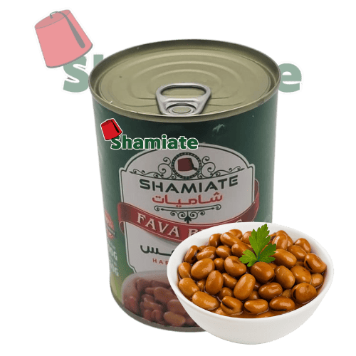 Canned Broad Beans (Foul) (Shamiate, Nature, 400 gm, 24 Pieces)