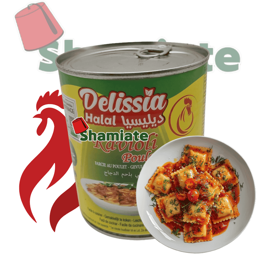 Chicken Ravioli (Delissia, 800 gm, 12 Pieces)