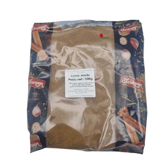 Cumin Moulu (Jasmeen, 500 gm, 1 Pièce)