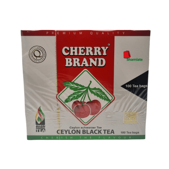 Thé Noir (Cherry Brand (Karazeh), Ceylon en Sachets, 100 x 1 gm, 36 Pièces)