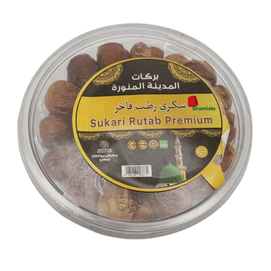 تمر (سعودي، سكري رطب، 500 غرام، 24 قطعة)