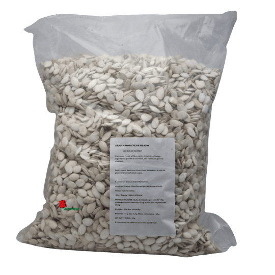Graines (Pépites) de Citrouille Blanches (Sama, 5 Kg, 1 Pièce)
