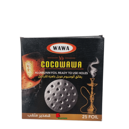 Papier Aluminium (Wawa, Spécial Narguilé/Chicha, 50 Pièces)