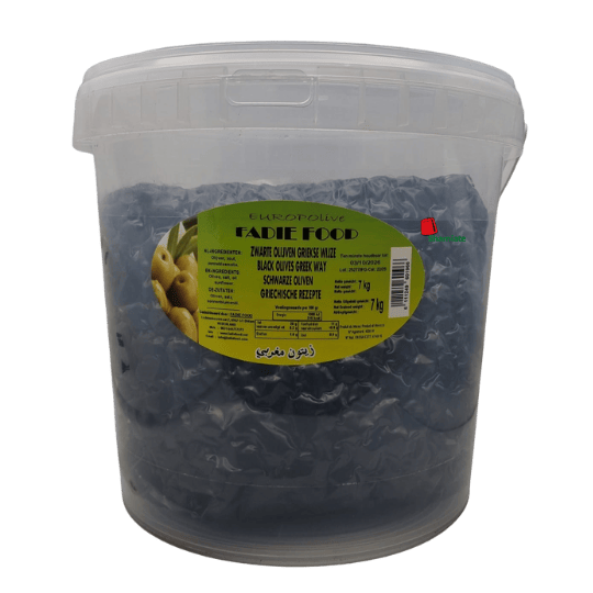 Olives Noires Marocaines ( À la grecque, 7 Kg, 1 Pièce)
