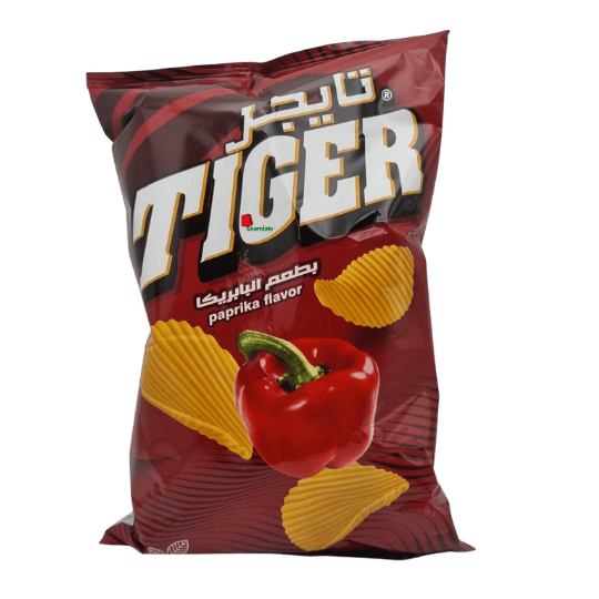 Chips (Tiger, Paprika, 90 gm, 12 Pièces)