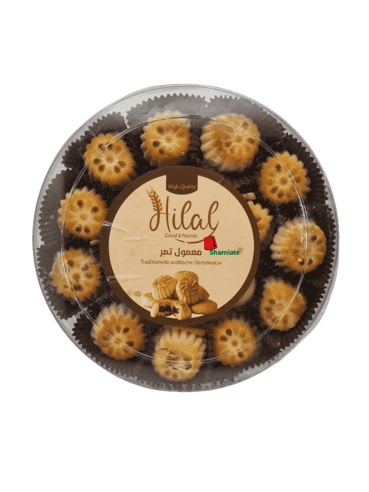 Pâtisserie Orientale (Hilal, Maamoul aux dattes, 510 gm, 16 Pièces)