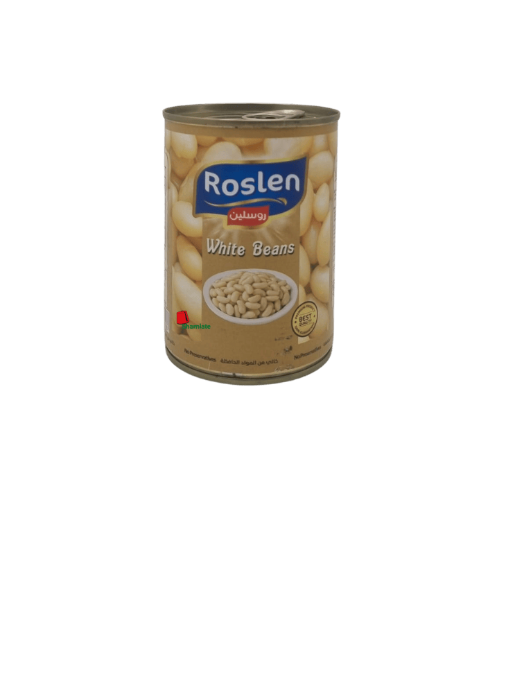 Canned White Beans (Roslen, 400 gm, 24 Pieces)