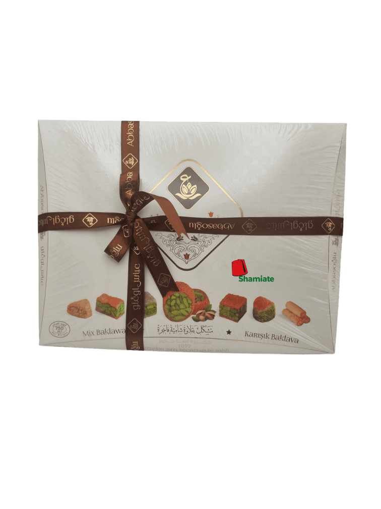 Oriental Pastry (Abbasoglu, Mixed Baklawa Extra, 750 gm, 12 Pièces)