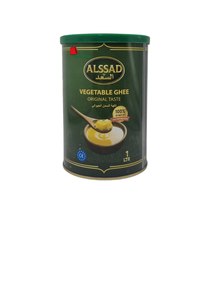 Ghee - Beurre Clarifié Végétal Saveur Animal - Samen (Alssad, 1 Litre, 12 Pièces)