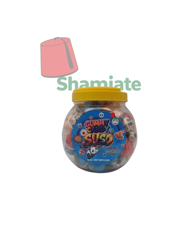 BONBONS GÉLIFIÉS (Gummy Candy Suso, 18gm x 50 x 8 Pièces)