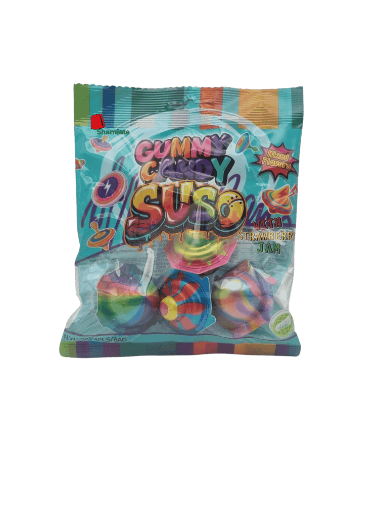 Gummy Candy, Green (Suso Gummy Candy, 10g x 4 x 80 Pieces)