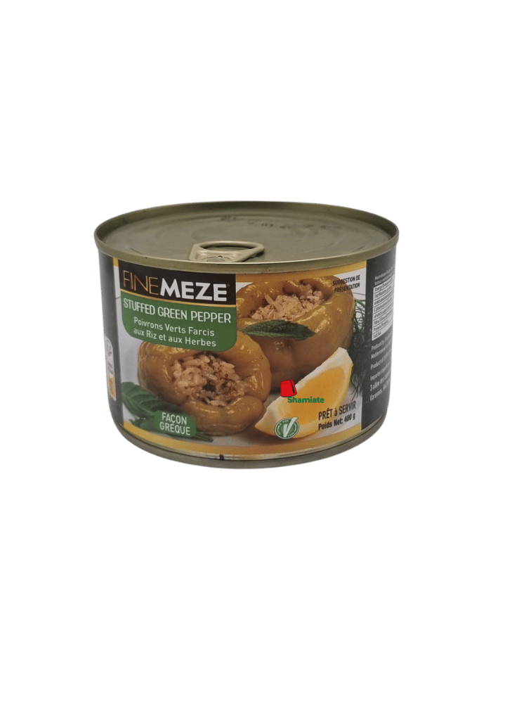 Canned Green Peppers (Stuffed with Rice and Herbs) (Finemeze, 400g, 24 Pieces)