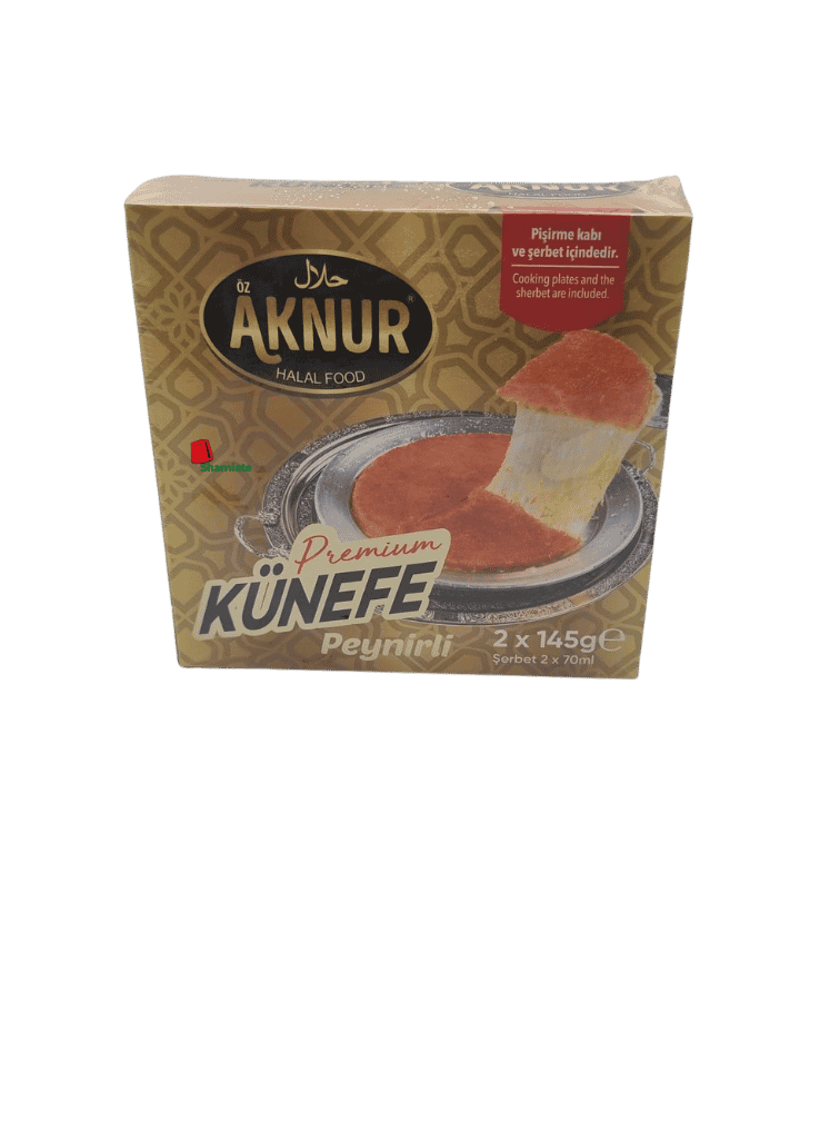 Kunafa Premium (Aknur, 2 x 145gm, 12 Pièces)