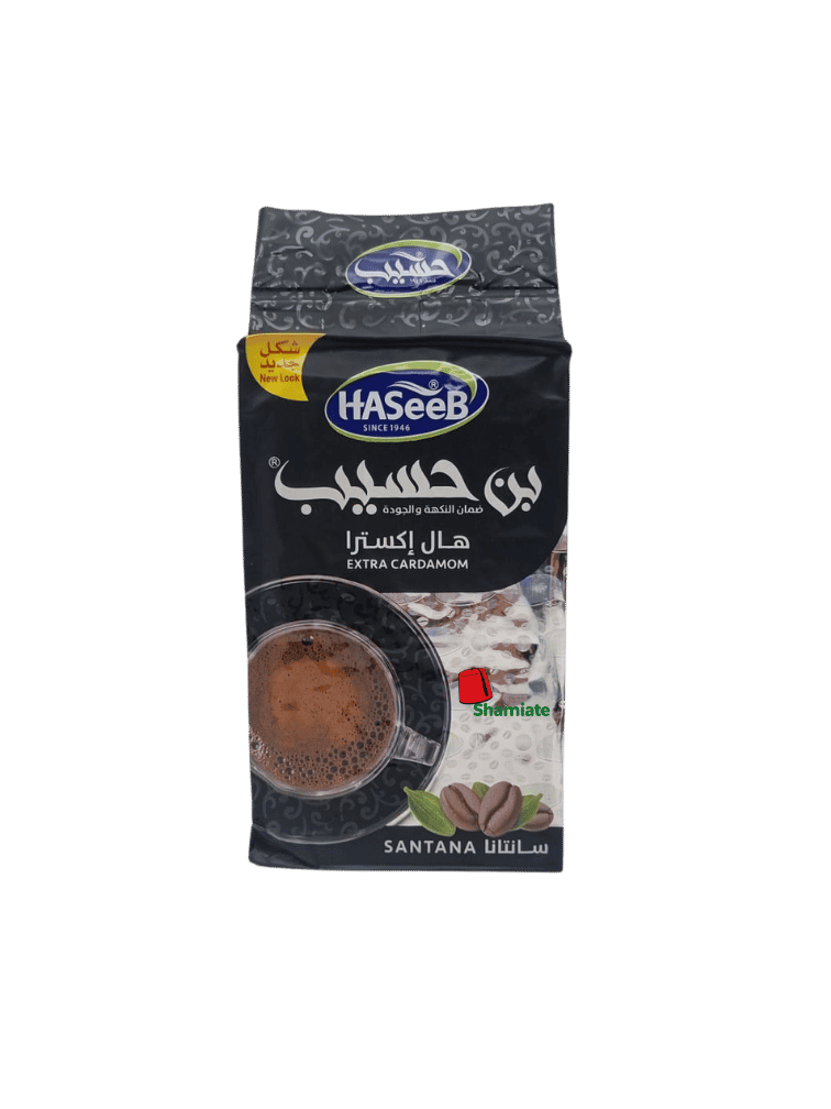 Café Arabe (Haseeb, Noir, Extra Cardamom, 500 gm, 10 Pièces)