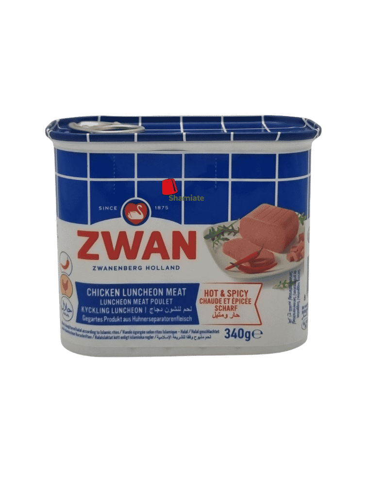 Luncheon Viande De Poulet (Zwan, Piquant, 340 gm, 12 Pièces)