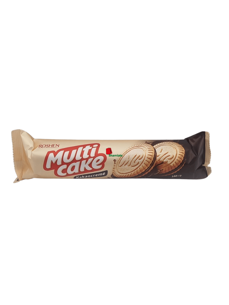 Cookies Multi Cake, Crème au Cacao, 2526 (Roshen, 180gm X 28 Pièces)