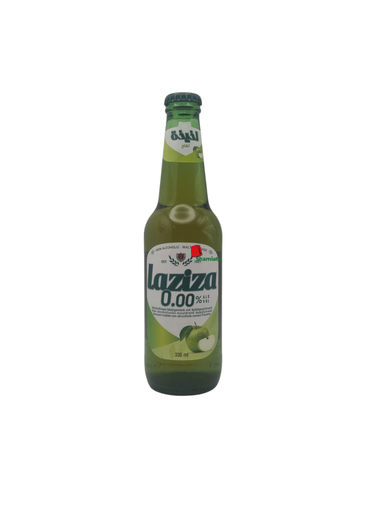 Bière Sans Alcool (Laziza, Pomme, 330 ml, 24 Pièces)