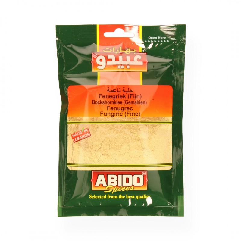 Fenugrec Moulu (Abido, 50 gm, 10 Pièces)
