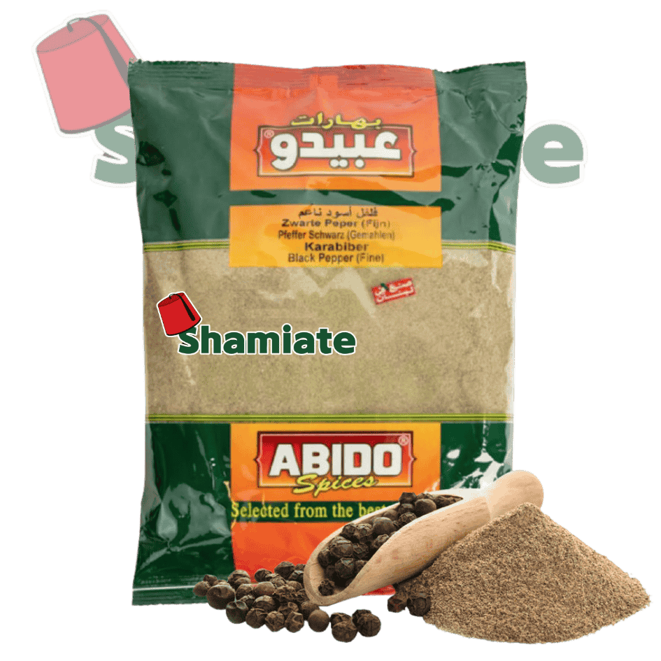 Poivre Noir Moulu (Abido, 500 gm, 1 Pièce)