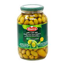 Olives Vertes Salkinis  (Durra, 1.3 Kg, 6 Pièces)