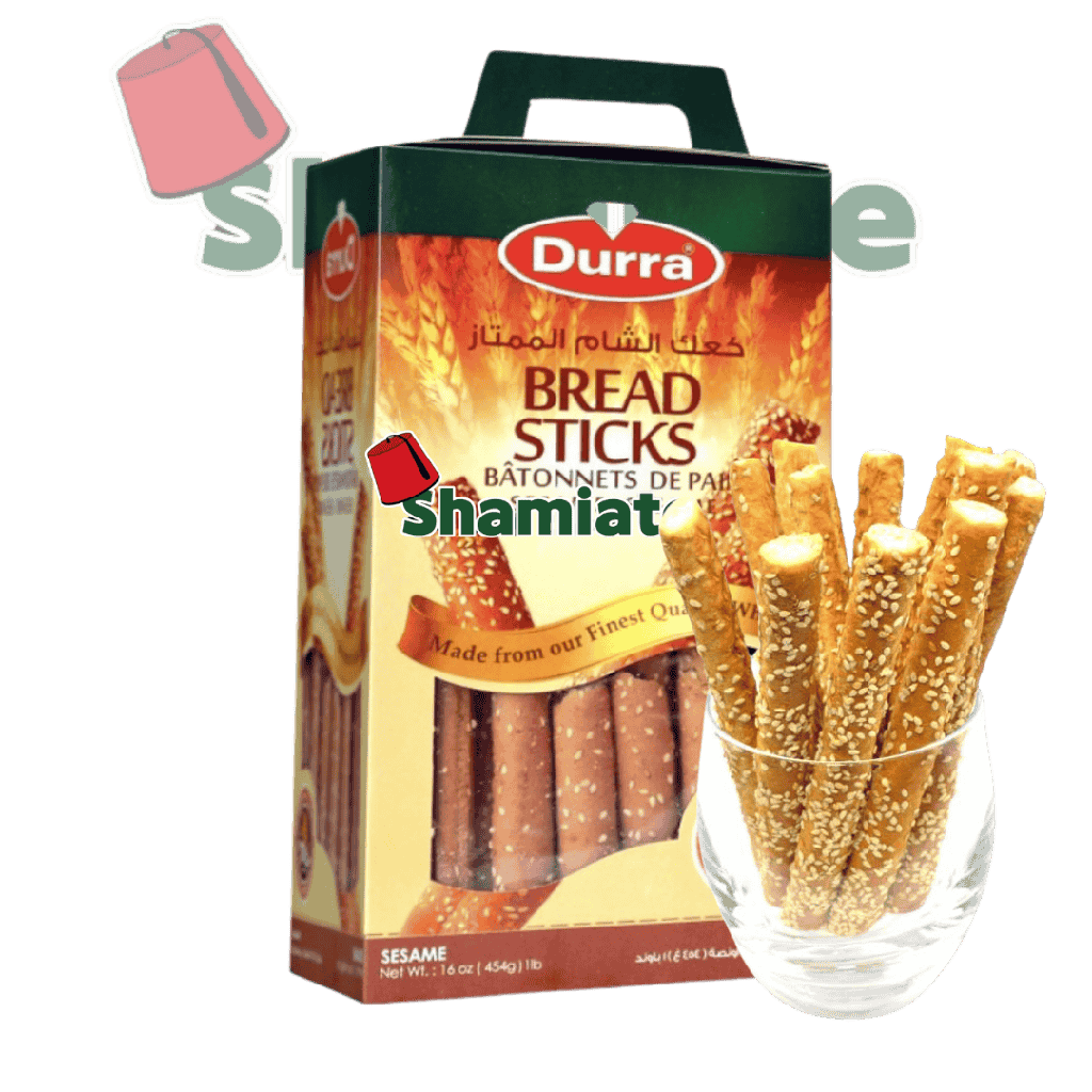 Bâtonnets De Pain (Kaak) (Durra, Sésame, 454 gm, 12 Pièces)