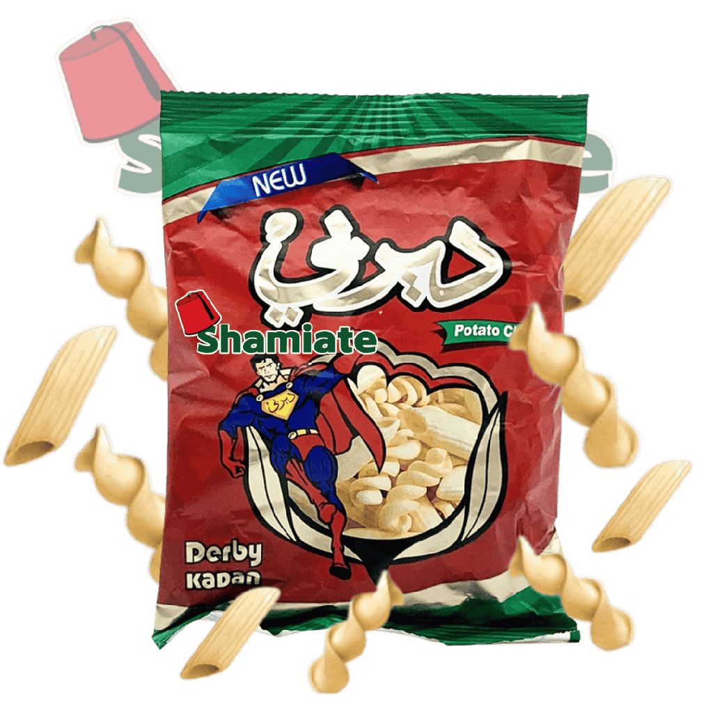 شيبس (ديربي, بلا, 20 غرام, 108 وحدة)