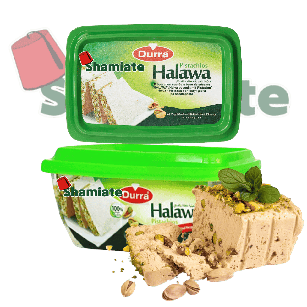 Halawa (Durra, Pistache, 350 gm, 12 Pièces)