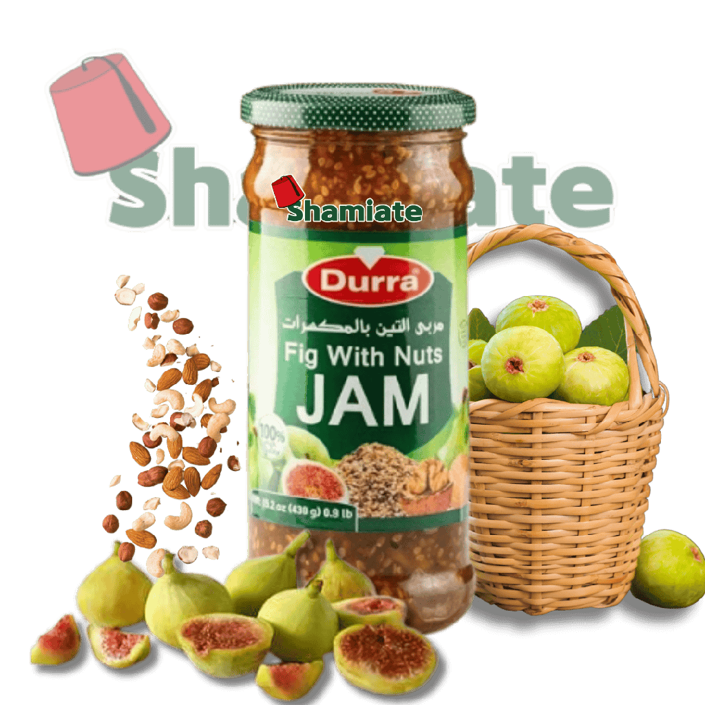 Jam (Durra, Fig With Nuts, 430 gm, 12 Pieces)