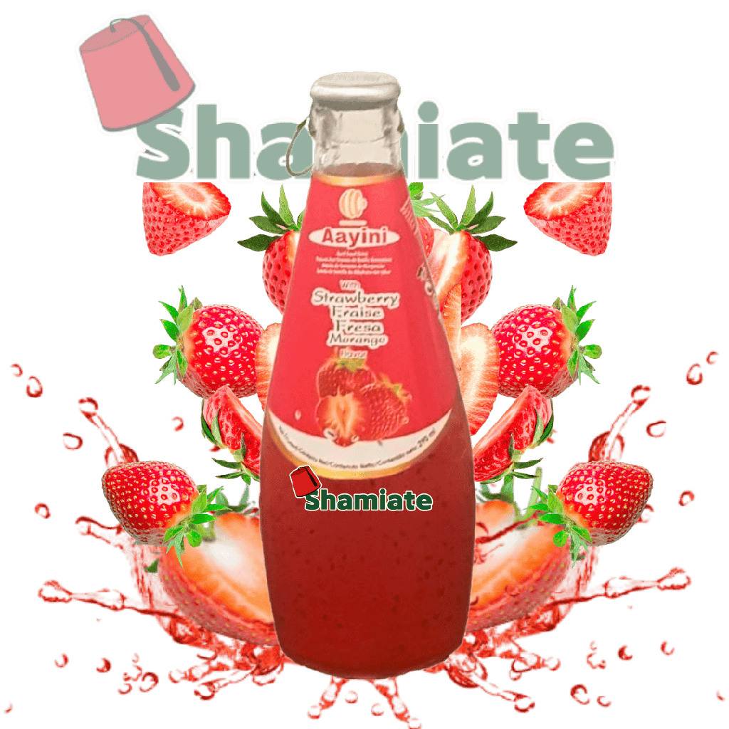 Jus de Fraise (Aayini, 290 ml, 24 Pièces)