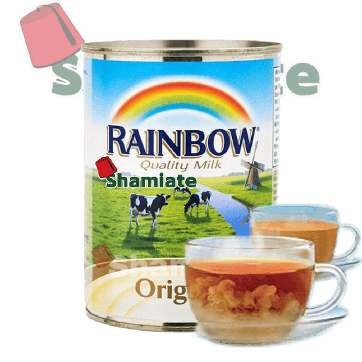 [8033 Concentrated Milk (Rainbow, 410 gm, 24 Pieces) Lait Concentré (Rainbow, 410 gm, 24 Pièces) Lait Concentre (Rainbow, 410 gm, 24 Pieces)حليب مركز (أبو قوس, بلا, 410 غرام, 24 وحدة) ] Concentrated Milk (Rainbow, 410 gm, 24 Pieces)