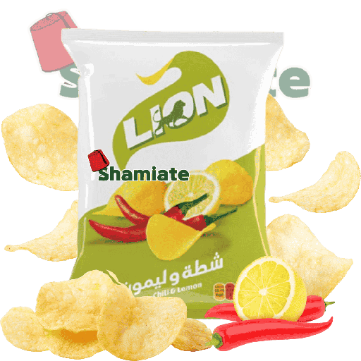 [8051 Chips (Lion, Chili and Lemon, 60 gm, 15 Pieces) Chips (Lion, Piment et Citron, 60 gm, 15 Pièces) Chips (Lion, Piment et Citron, 60 gm, 15 Pieces)شيبس (ليون, شطة وليمون, 60 غرام, 15 وحدة) ] Chips (Lion, Piment et Citron, 60 gm, 15 Pièces)