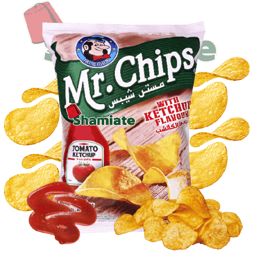[8434 Chips (Mr. Chips, Ketchup, 75 gm, 20 Pieces) Chips (Mr. Chips, Ketchup, 75 gm, 20 Pièces) Chips (Mr. Chips, Ketchup, 75 gm, 20 Pieces)شيبس (السيد شيبس, كاتشب, 75 غرام, 20 وحدة) ] Chips (Mr. Chips, Ketchup, 75 gm, 20 Pièces)