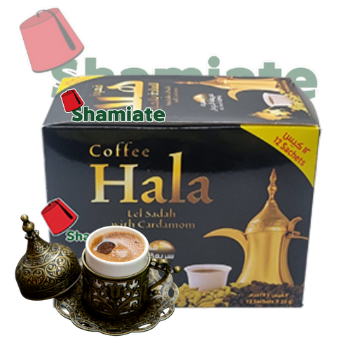 [8502 Arabic Coffee (Hala, Lel Sadah, Cardamome, 12 x 12 x 25 gm, 12 Pieces) Café Arabe (Hala, Lel Sadah, Cardamome, 12 x 12 x 25 gm, 12 Pièces) Cafe Arabe (Hala, Lel Sadah, Cardamome, 12 x 12 x 25 gm, 12 Pieces)قهوة عربية (هلا, للصداح، حب هال, 12 x 12 x 25 غرام, 12 وحدة) ] Café Arabe (Hala, Lel Sadah, Cardamome, 12 x 12 x 25 gm, 12 Pièces)