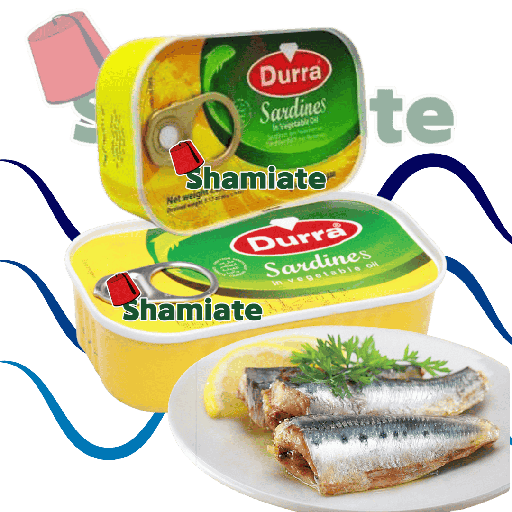 [2548 Canned Sardine (Durra, In Oil, 125 gm, 50 Pieces) Sardine En Conserve (Durra, À l'Huile, 125 gm, 50 Pièces) Sardine En Conserve (Durra, A l'Huile, 125 gm, 50 Pieces)سردين معلب (الدرة, بالزيت, 125 غرام, 50 وحدة) ] Sardine En Conserve (Durra, À l'Huile, 125 gm, 50 Pièces)