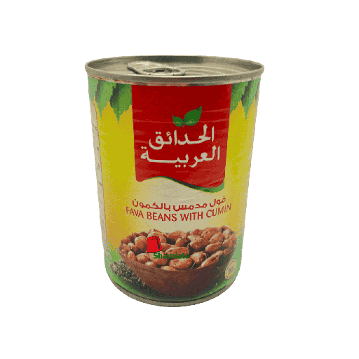 [2625 Canned Broad Beans (Foul) (Arabian Gardens, Cumin, 400 gm, 24 Pieces) Fèves en Conserve (Foul) (Arabian Gardens, Cumin, 400 gm, 24 Pièces) Feves en Conserve (Foul) (Arabian Gardens, Cumin, 400 gm, 24 Pieces)فول معلب (الحدائق العربيه, كمون, 400 غرام, 24 وحدة) ] Fèves en Conserve (Foul) (Arabian Gardens, Cumin, 400 gm, 24 Pièces)