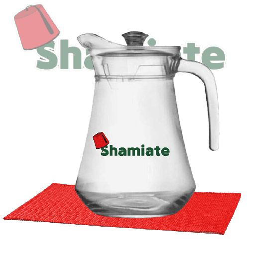 [001583 Transparent glass pitcher 1300 ML Pichet transparent en verre 1300 ML(15 Pièces) Pichet transparent en verre 1300 ML(15 Pieces)ابريق عصير زجاج شفاف ١٣٠٠ملل ] ابريق عصير زجاج شفاف ١٣٠٠ملل